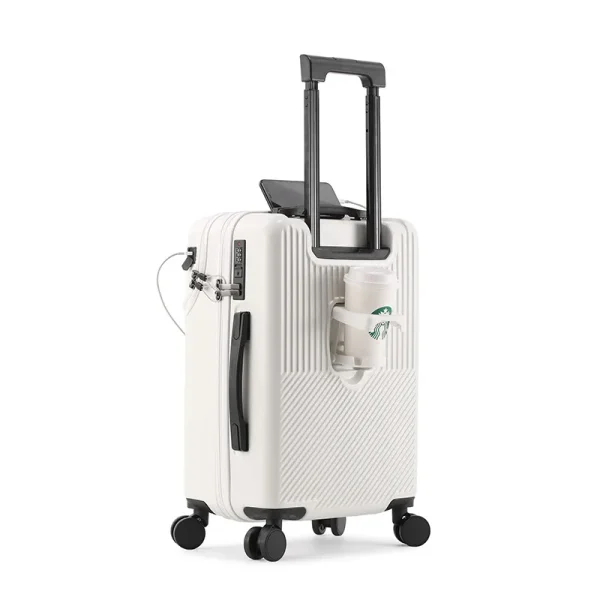 2024 New Durable Luggage Sets Suitcase Front Open TSA Lock USB Slient Spinner Wheel Charging Men Carry-On Travel 20/22/24/26 - Image 4