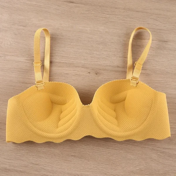 Sexy Bras Push Up Seamless Underwear for Women Solid Color Wireless Lingerie One-pieces Gather Convertible Straps Brassiere - Image 6
