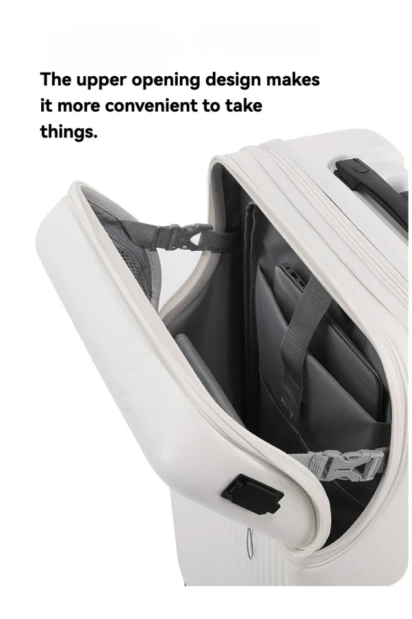 2024 New Durable Luggage Sets Suitcase Front Open TSA Lock USB Slient Spinner Wheel Charging Men Carry-On Travel 20/22/24/26 - Image 16