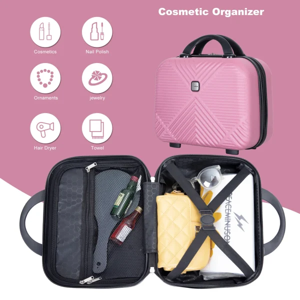 4 Piece Luggage Sets Travel Suitcase, Large Capacity Lightweight Luggage Sets with Double Spinner Wheels, Carry On Luggage set - Image 27