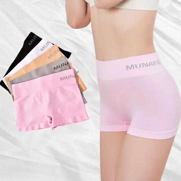 4pcs Safety  Female Panties Pants For Women Seamless Body Shaping Casual Short Ladies Boxer Briefs Boyshorts Cotton Underwear - Image 10