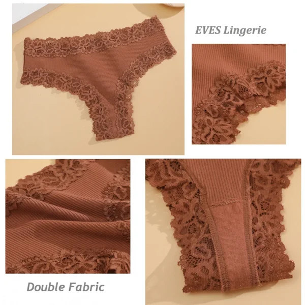 7PCS/Set Women Sexy Lace Panties Seamless Cotton Brazilian Panties Girls Breathable Sexy Low Rise Underwear Female Soft Lingerie - Image 5
