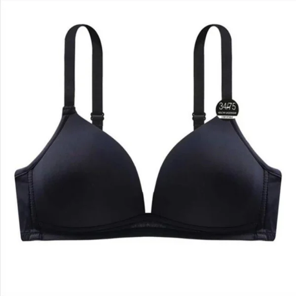 Adjustable Shoulder Straps Gathering Girls' Bras Women's Underwear Thin Breathable Triangle Cup Bralette Seamless Brassiere - Image 7