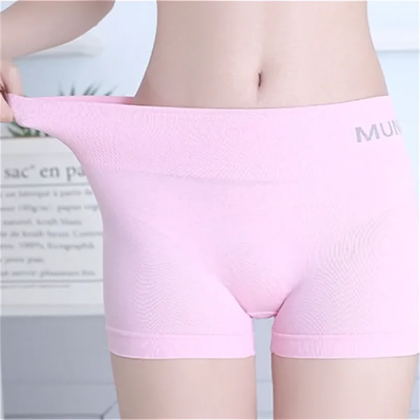 4pcs Safety  Female Panties Pants For Women Seamless Body Shaping Casual Short Ladies Boxer Briefs Boyshorts Cotton Underwear - Image 3