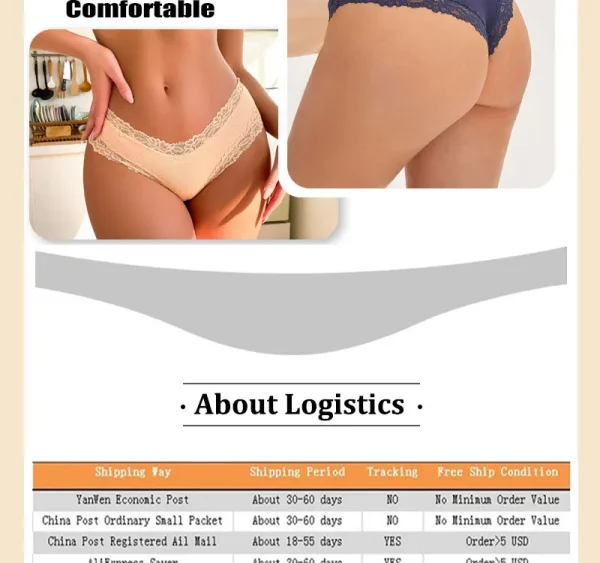 7PCS/Set Women Sexy Lace Panties Seamless Cotton Brazilian Panties Girls Breathable Sexy Low Rise Underwear Female Soft Lingerie - Image 28