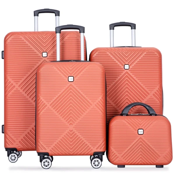 4 Piece Luggage Sets Travel Suitcase, Large Capacity Lightweight Luggage Sets with Double Spinner Wheels, Carry On Luggage set - Image 18