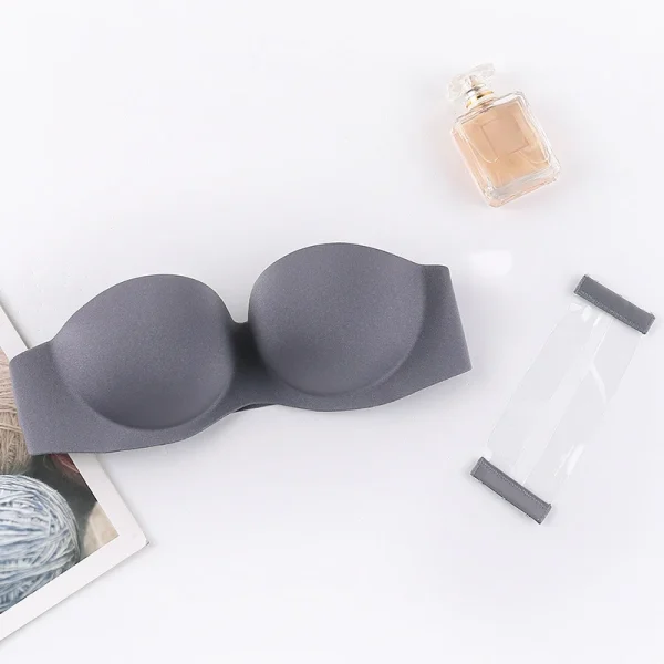 FINETOO Front Closure Sexy Push Up Bra Women Invisible Bras Underwear Lingerie For Female Brassiere Strapless Seamless Bralette - Image 9
