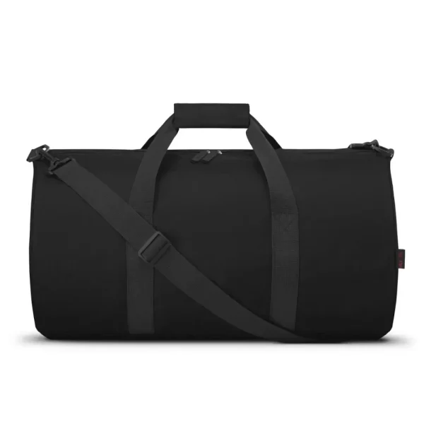 Travel Duffels with Adjustable Shoulder Strap and Luggage Trolley Sleeve, Black - Image 2