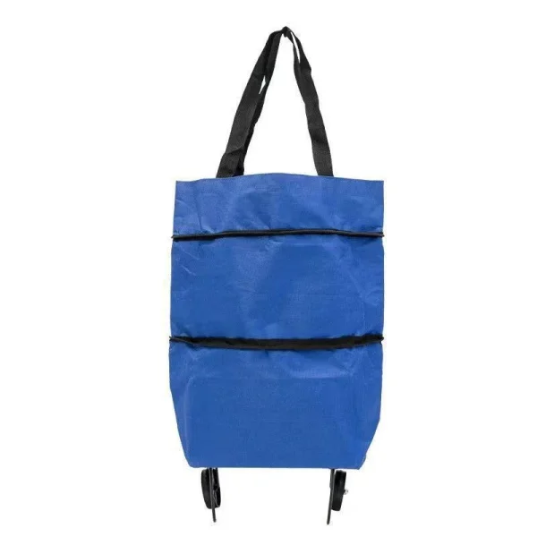 Convenient Folding Portable Wheels Handbag Waterproof Supermarket Shopping Trolley Weight 25 Kg - Image 14