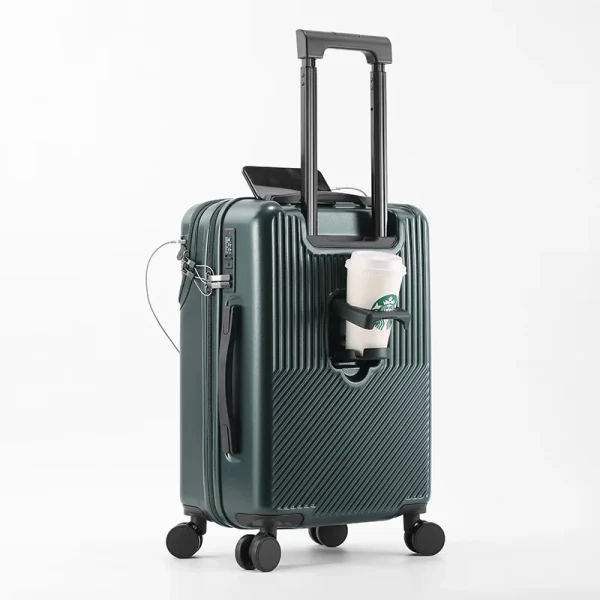 2024 New Durable Luggage Sets Suitcase Front Open TSA Lock USB Slient Spinner Wheel Charging Men Carry-On Travel 20/22/24/26 - Image 5