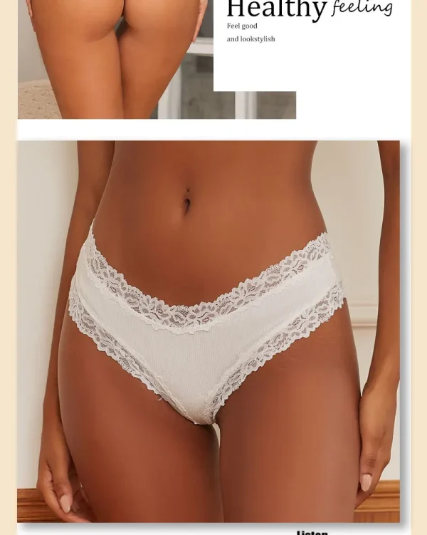 7PCS/Set Women Sexy Lace Panties Seamless Cotton Brazilian Panties Girls Breathable Sexy Low Rise Underwear Female Soft Lingerie - Image 23