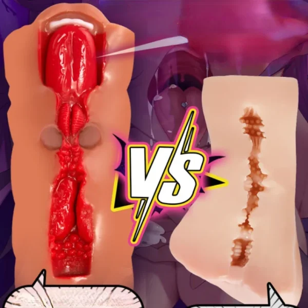 Anime Famous Male Masturbator Deep Oral Sex Chocolate Color Silicone Vagina Sex Toys for Adults Pocket Pussy Dolls for Adults 18 - Image 3