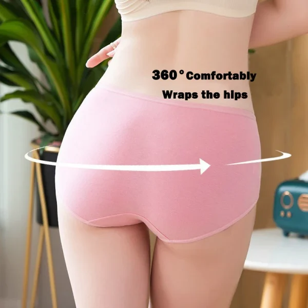 7Pcs/Lot Women's Panties Plus Size Underwear Cotton Briefs Girls Soft Pantys Female Intimates Underpant for Women Sexy Lingeries - Image 3
