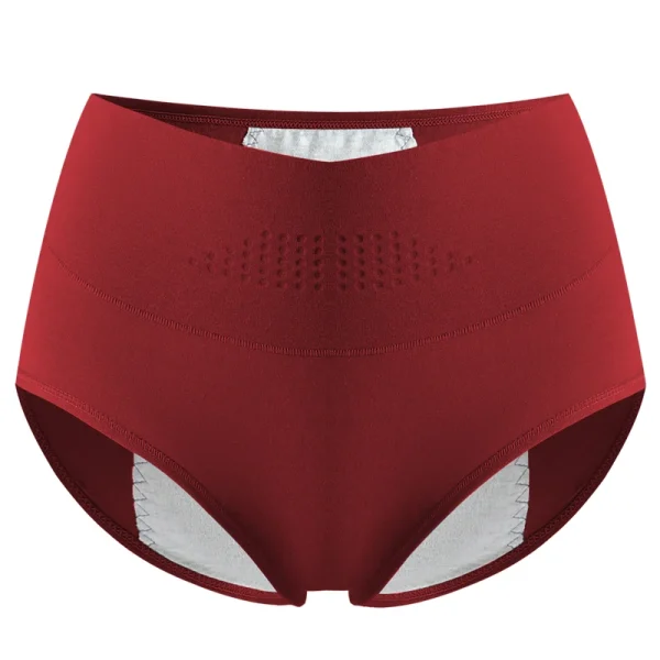 High Waist Leak Proof Menstrual  Women's Panties Widen Period Pants Physiological Underwear Cotton Plus Size L-4XL Female Briefs - Image 9
