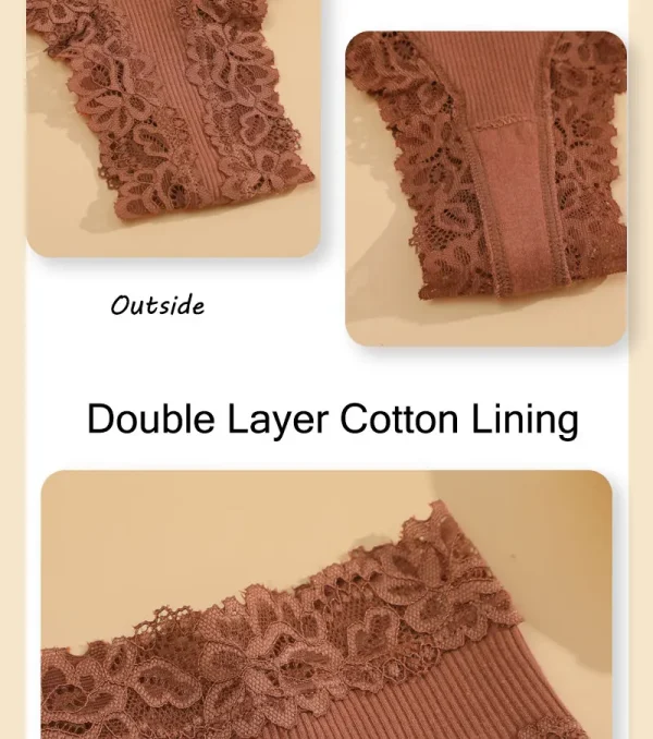 7PCS/Set Women Sexy Lace Panties Seamless Cotton Brazilian Panties Girls Breathable Sexy Low Rise Underwear Female Soft Lingerie - Image 18