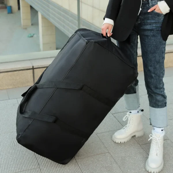 Foldable Wheel Bags Luggages Storage Bag with Wheels Large Capacity Carry On Luggage Carrier Expandable Trolley Suitcase - Image 3
