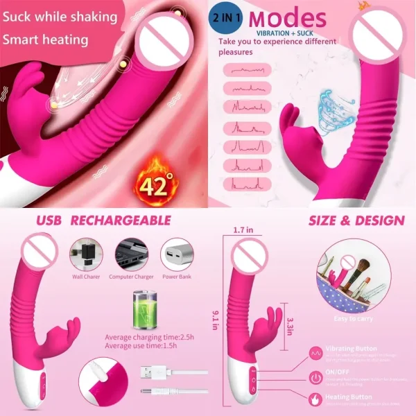 Vaginia God Emichet Xl Home Pussies Ladies Adults Magic Wand God Woman Silicone Wide Clitor Sucker For Women Vibrator Men - Image 10