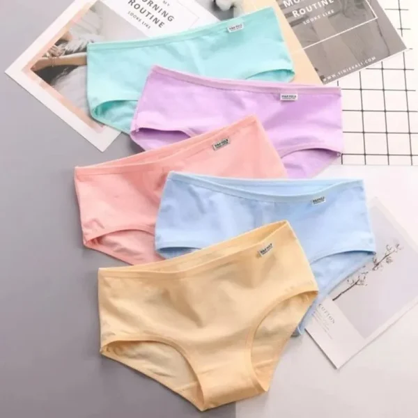7Pcs/Lot Women's Panties Plus Size Underwear Cotton Briefs Girls Soft Pantys Female Intimates Underpant for Women Sexy Lingeries - Image 4
