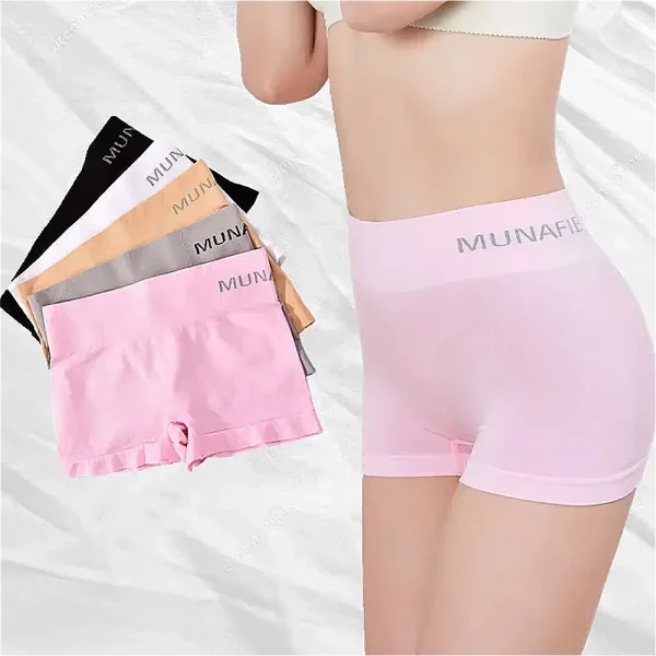 4pcs Safety  Female Panties Pants For Women Seamless Body Shaping Casual Short Ladies Boxer Briefs Boyshorts Cotton Underwear