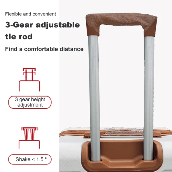 3 Pcs/Set Suitcase Set Different Sizes Large Hard Shell Spinner Wheel TSA Lock 20/24/28 Inch Luggage Suitcase - Image 4
