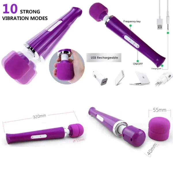 Vaginia God Emichet Xl Home Pussies Ladies Adults Magic Wand God Woman Silicone Wide Clitor Sucker For Women Vibrator Men - Image 22