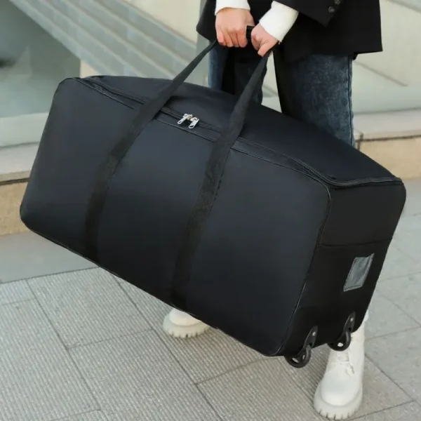 Foldable Wheel Bags Luggages Storage Bag with Wheels Large Capacity Carry On Luggage Carrier Expandable Trolley Suitcase - Image 9