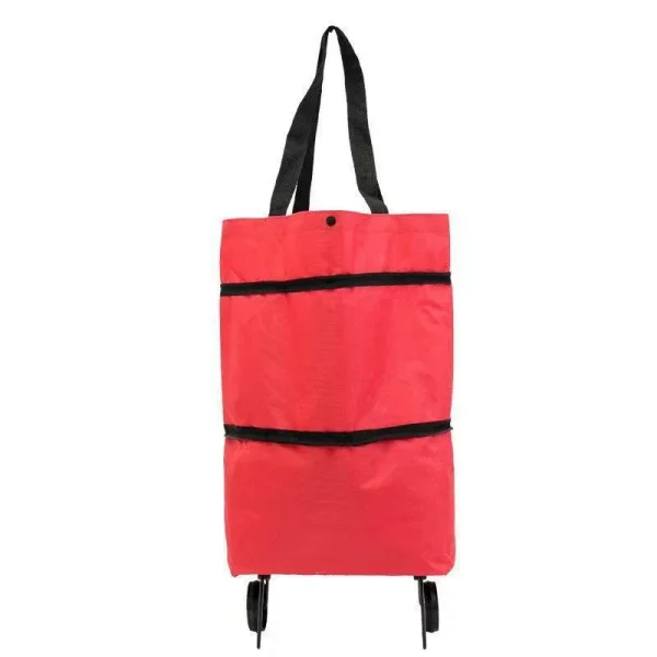Convenient Folding Portable Wheels Handbag Waterproof Supermarket Shopping Trolley Weight 25 Kg - Image 13