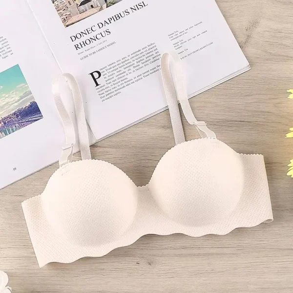 Sexy Bras Push Up Seamless Underwear for Women Solid Color Wireless Lingerie One-pieces Gather Convertible Straps Brassiere - Image 8