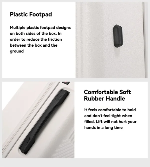 2024 New Durable Luggage Sets Suitcase Front Open TSA Lock USB Slient Spinner Wheel Charging Men Carry-On Travel 20/22/24/26 - Image 17