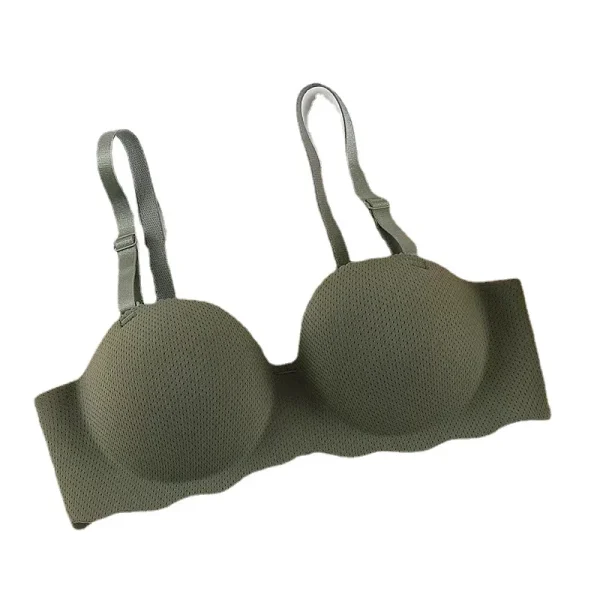 Sexy Bras Push Up Seamless Underwear for Women Solid Color Wireless Lingerie One-pieces Gather Convertible Straps Brassiere - Image 5